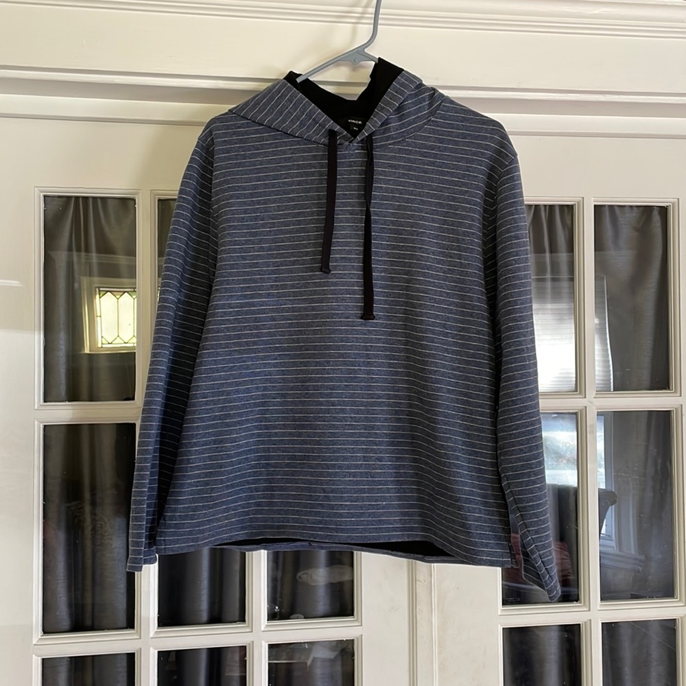Vince pin striped hoodie size M